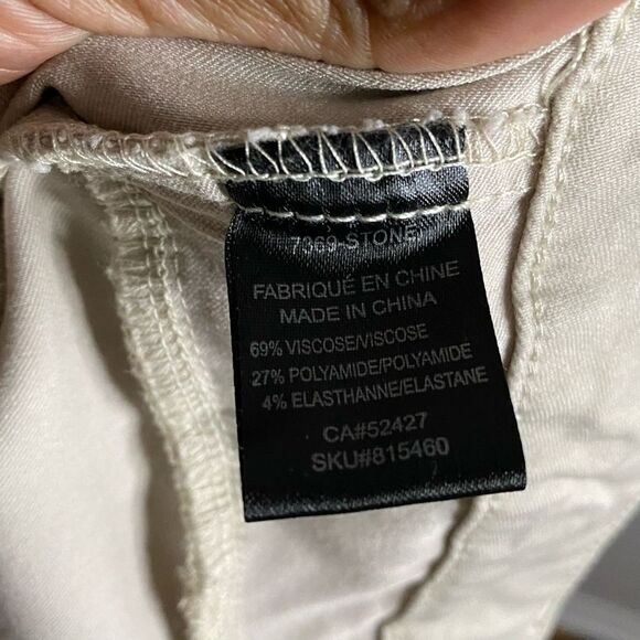 Lily Morgan Women’s Cream High Waisted Skinny Pants - Picture 6 of 9